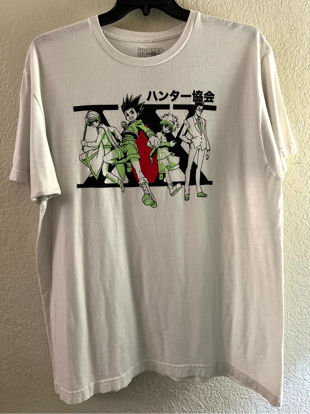Hunter X Hunter White Tee With Hunter X Hunter Graphic